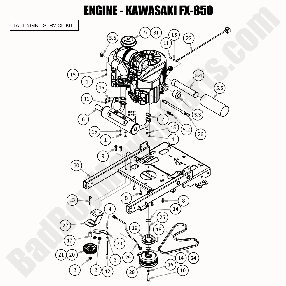 2020 Revolt Engine - Kawasaki FX850V